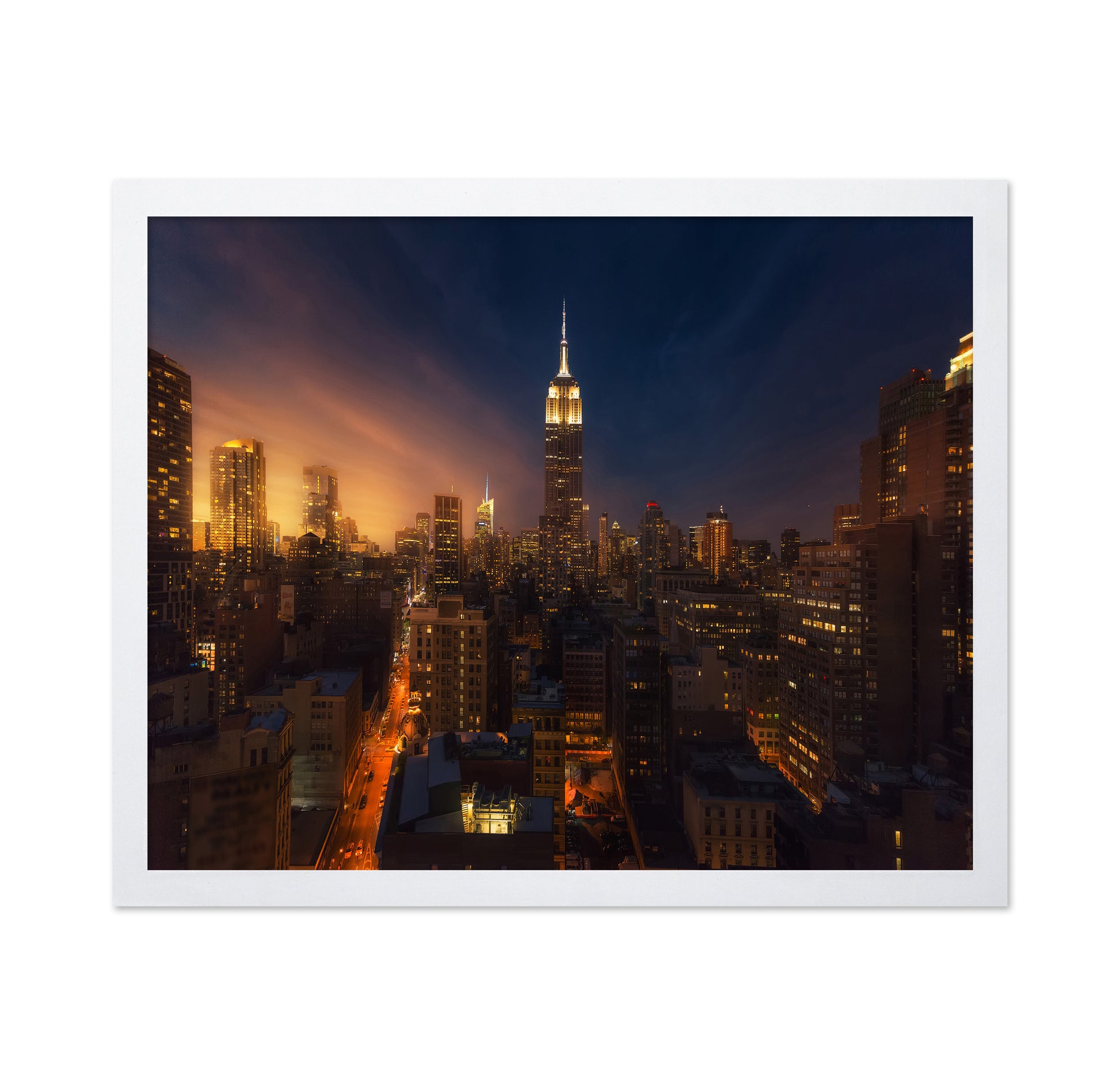 New York City Skyline at Dusk