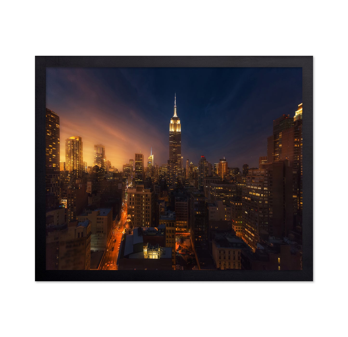 New York City Skyline at Dusk