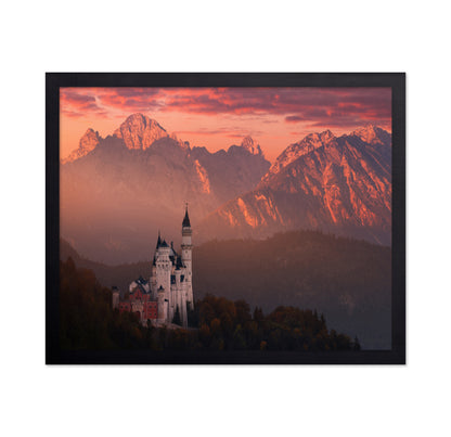 Red Morning Above The Castle