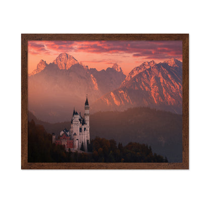 Red Morning Above The Castle