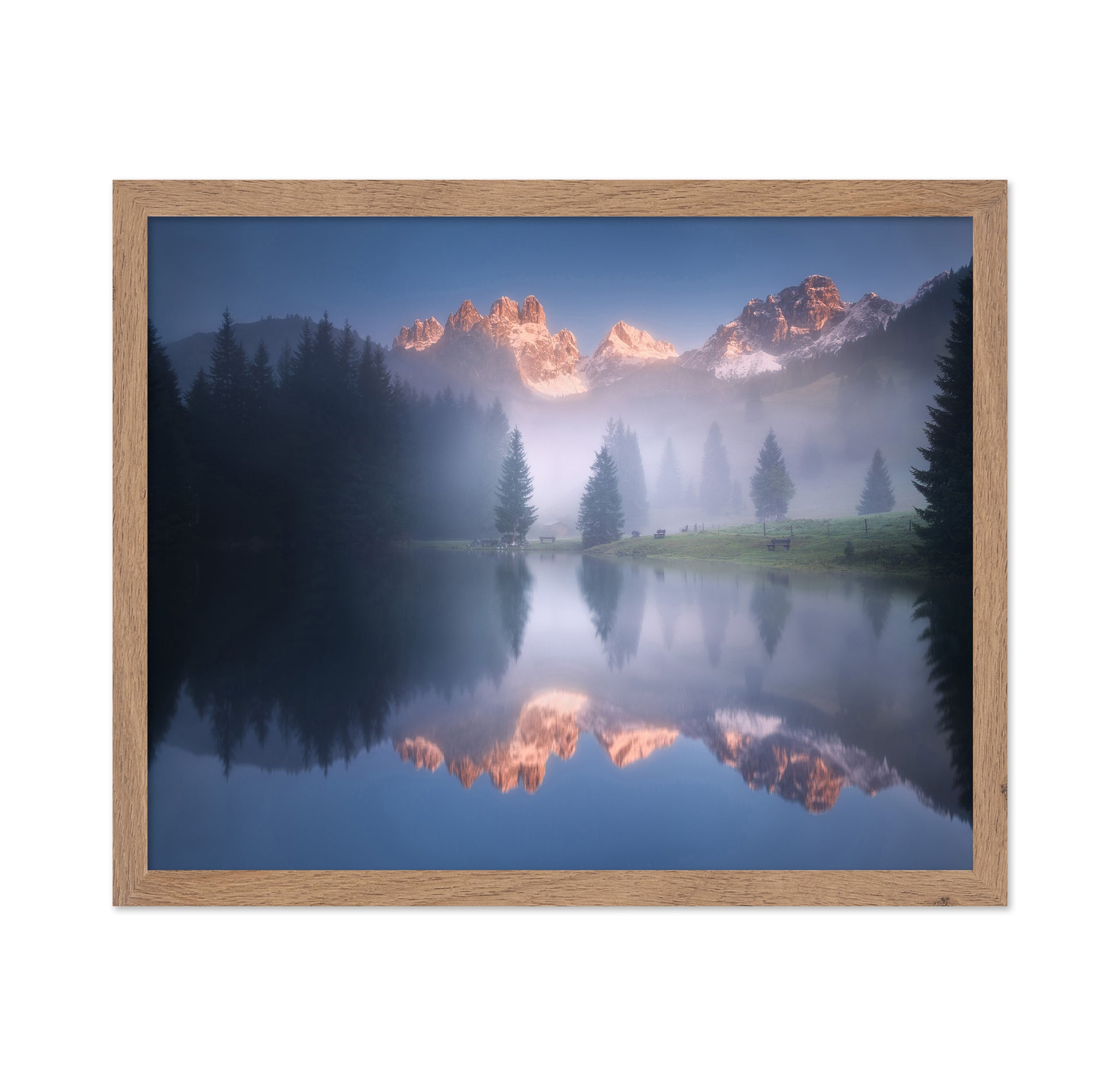Mysterious Morning By The Lake