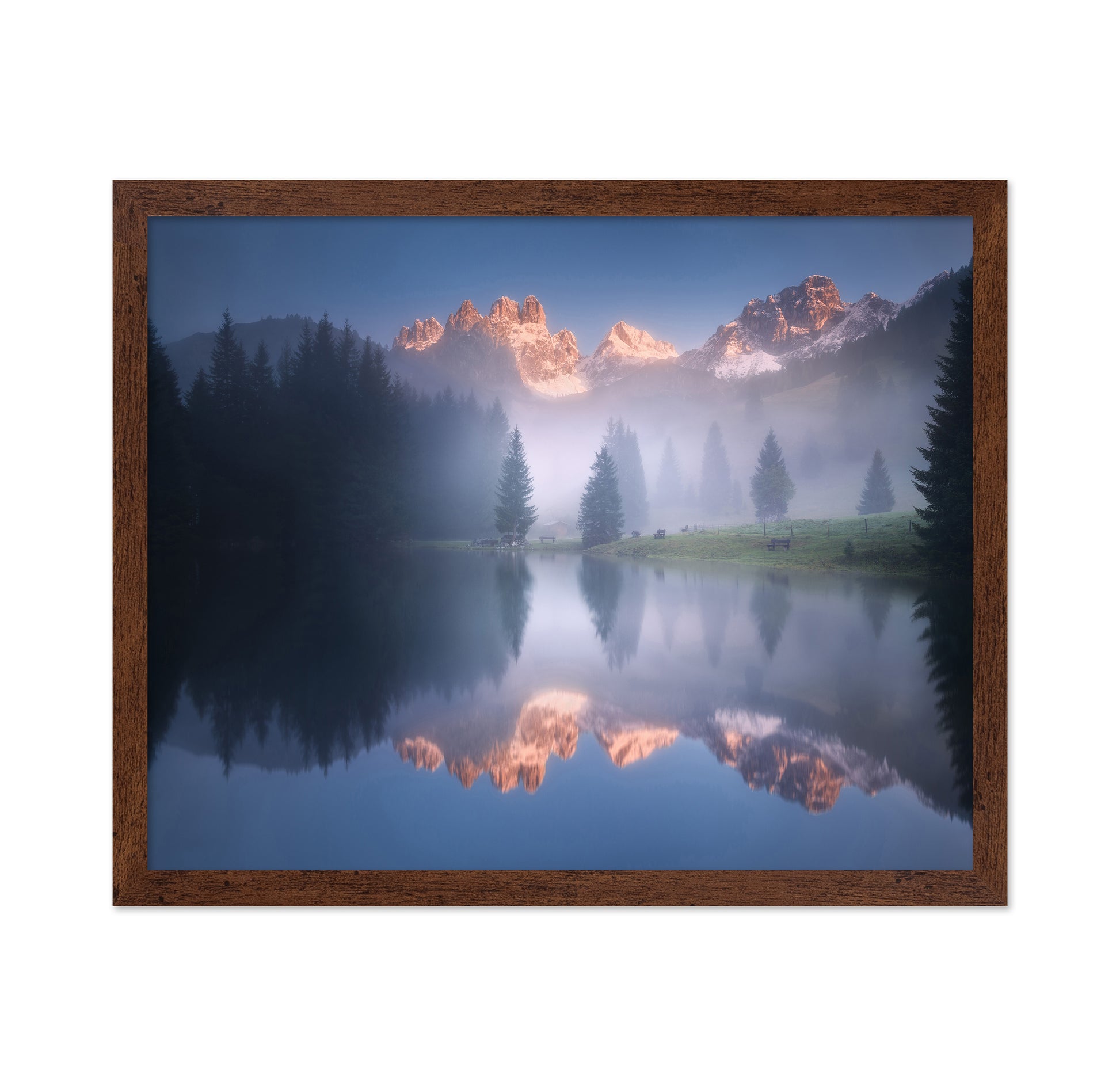 Mysterious Morning By The Lake
