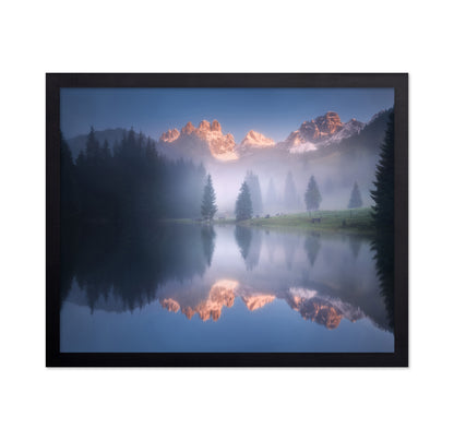 Mysterious Morning By The Lake