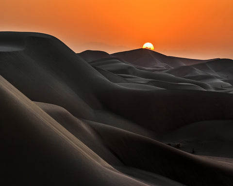 Sunrise Behind The Mountains
