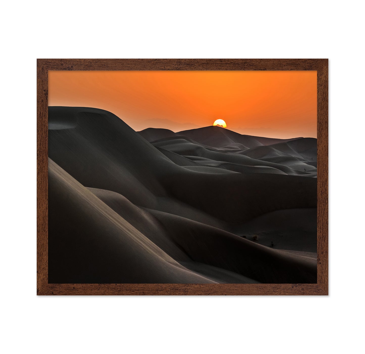 Sunrise Behind The Mountains
