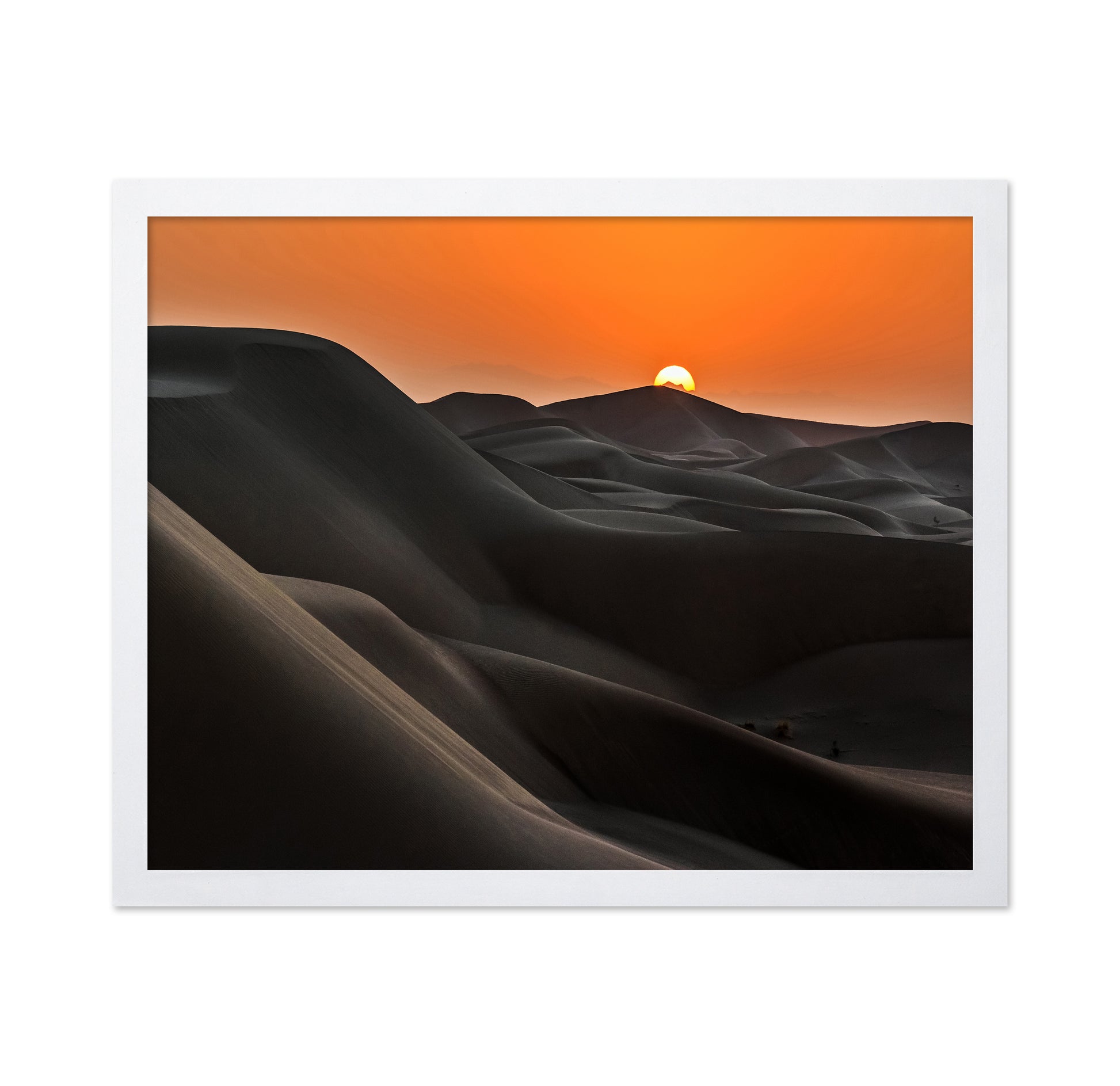 Sunrise Behind The Mountains
