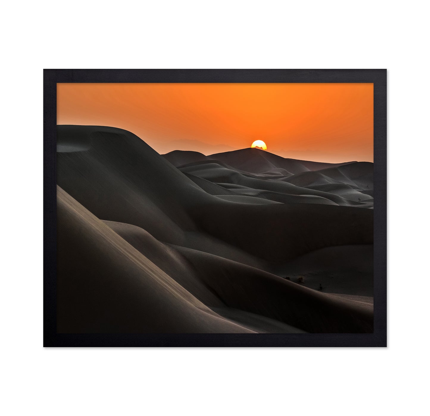 Sunrise Behind The Mountains