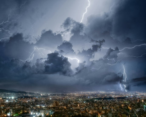 Lightning Over Athens