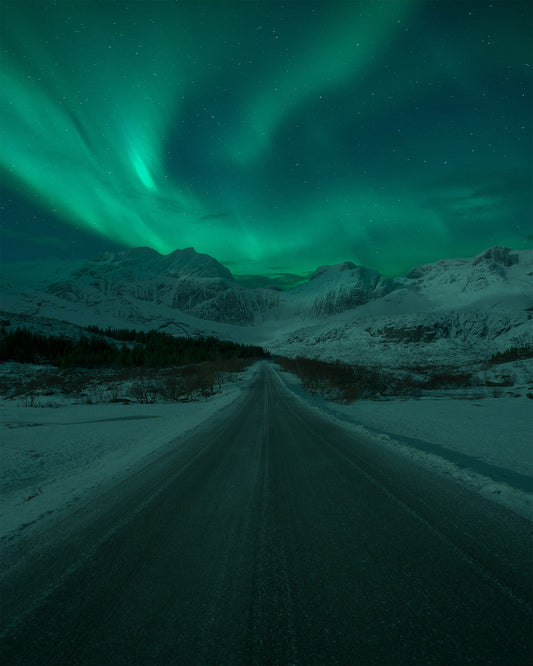 Northern Lights Mountain Road