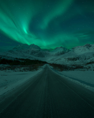 Northern Lights Mountain Road