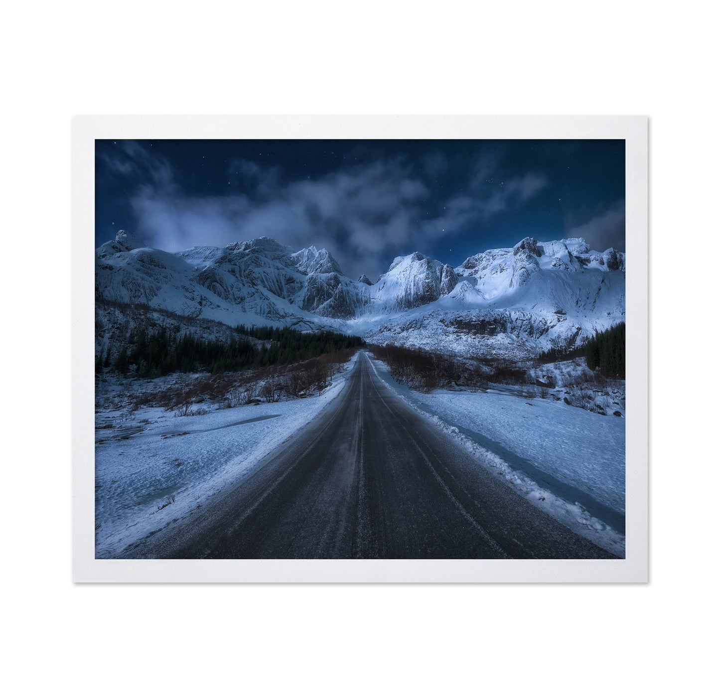 Snowy Mountain Road
