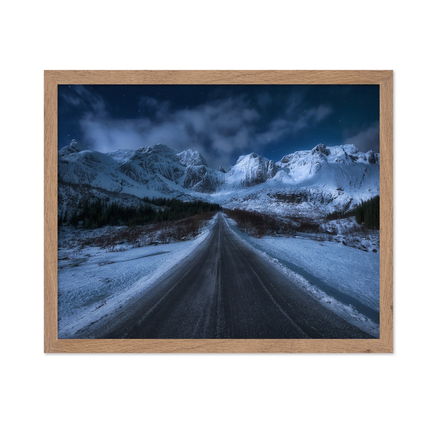 Snowy Mountain Road