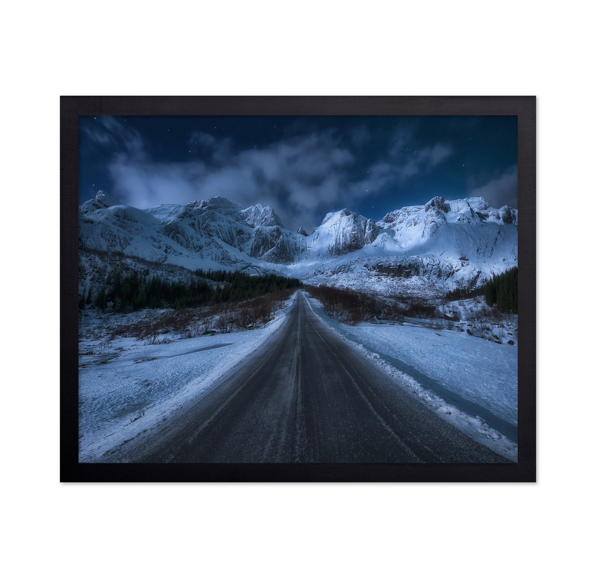 Snowy Mountain Road