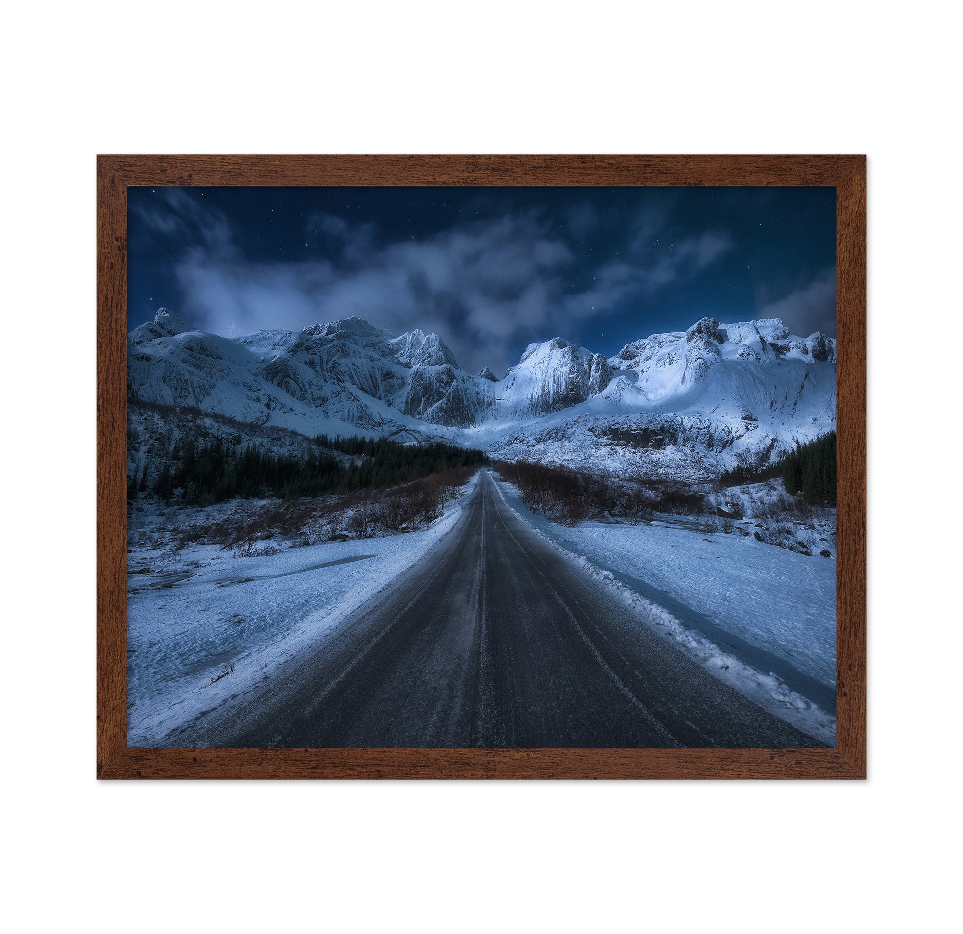 Snowy Mountain Road