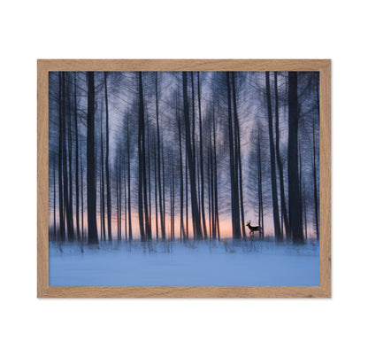 Winter Forest Deer