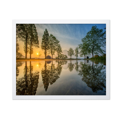 Mount Fuji Reflected In Lake