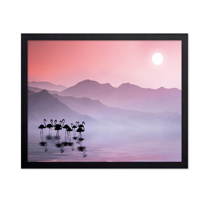 Flamingos Sunset