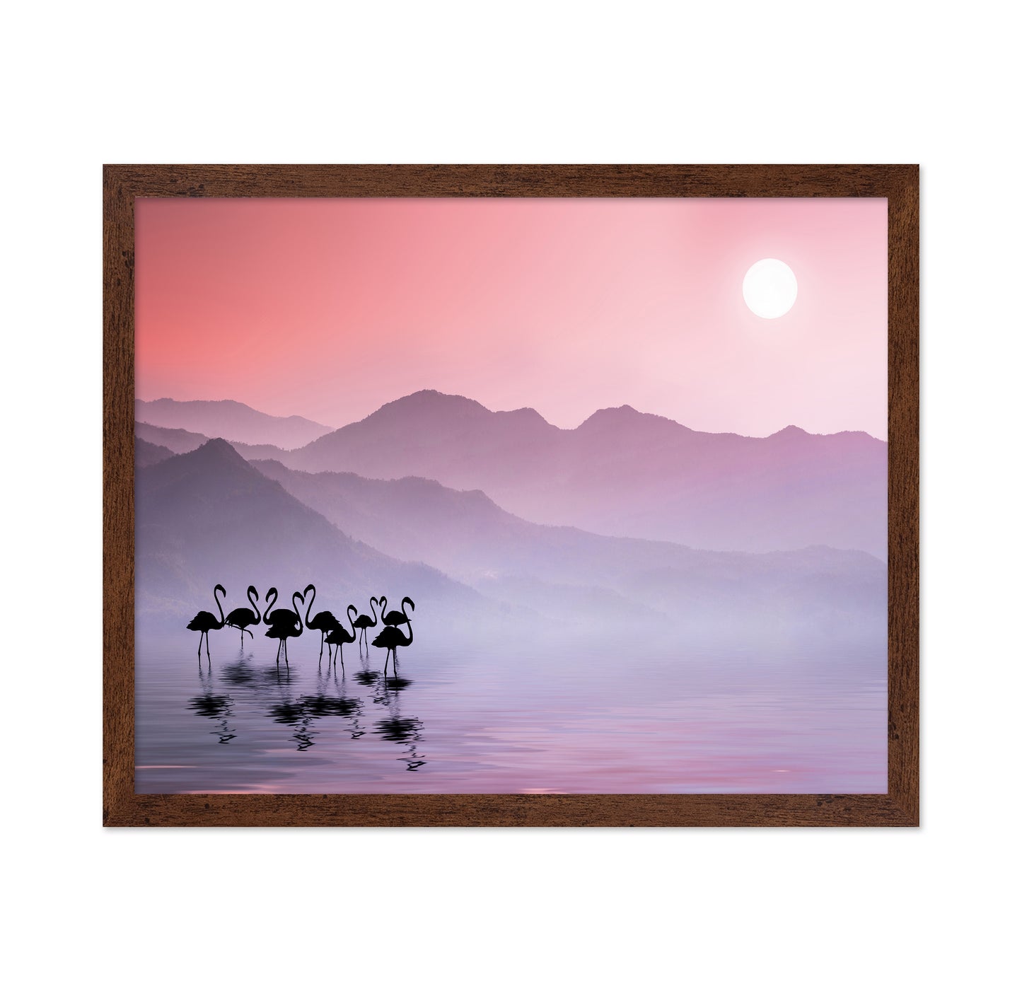 Flamingos Sunset