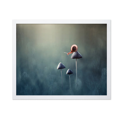 Snail on Mushroom