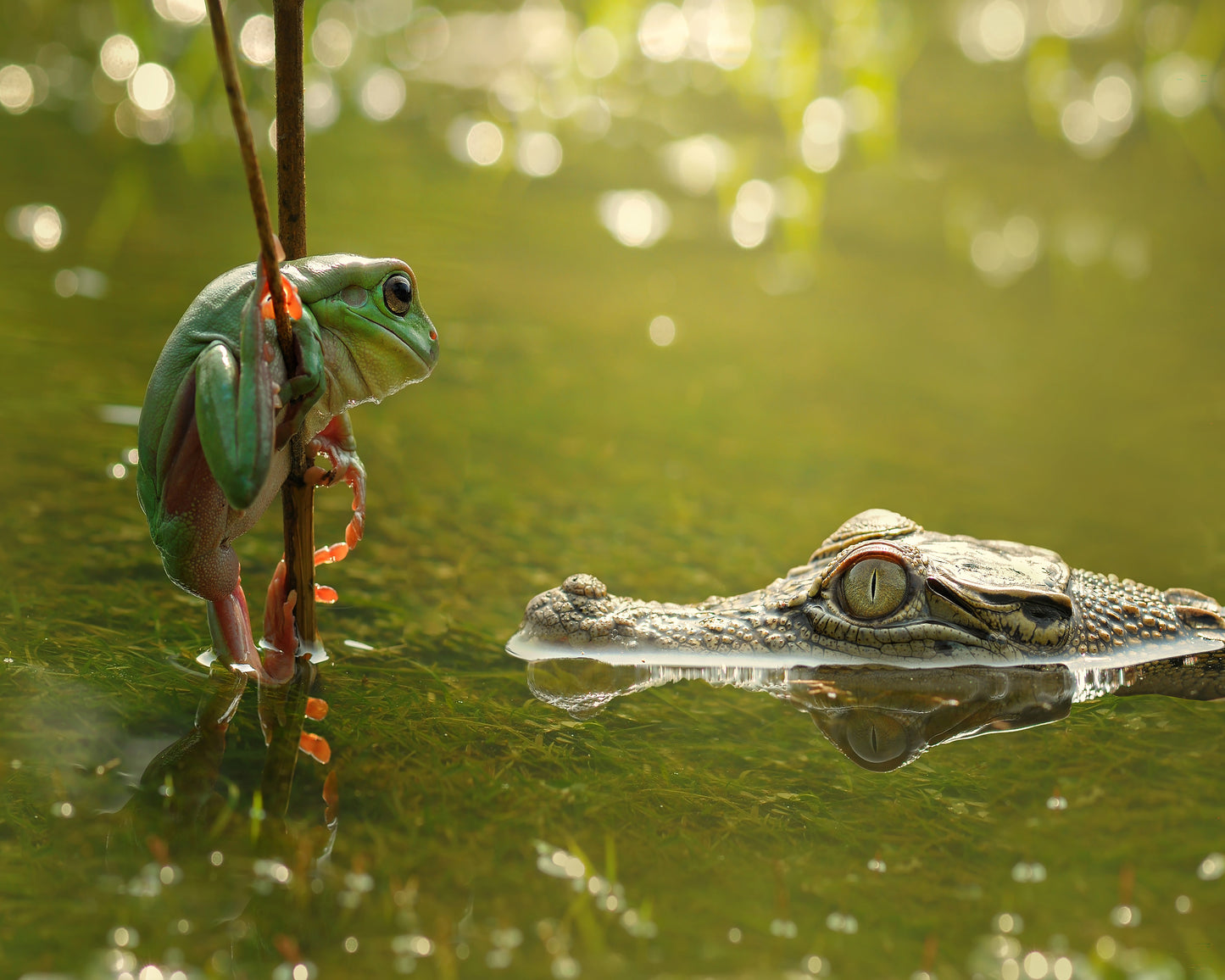 Frog and Crocodile