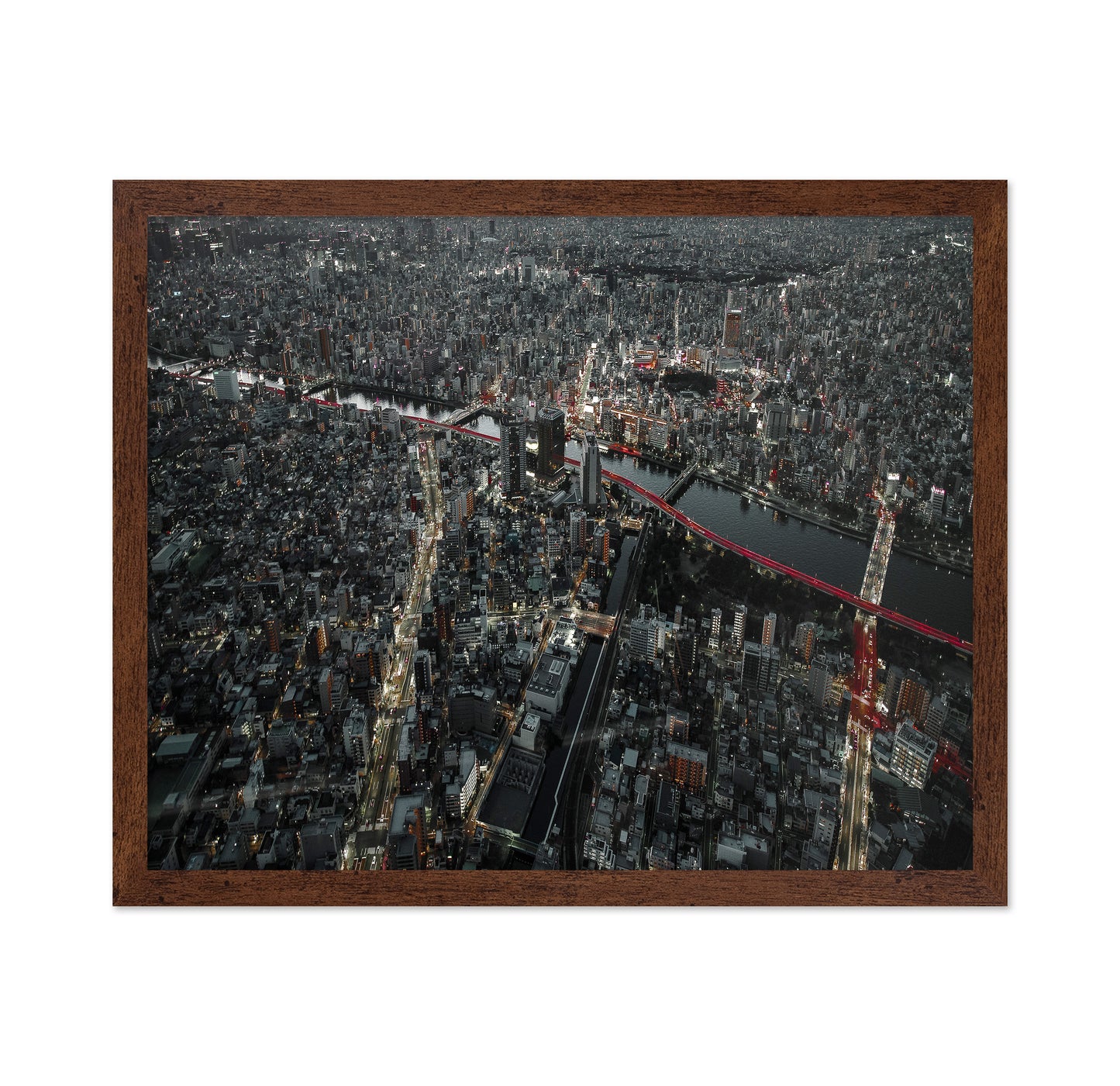 Red Line In The Dark Tokyo