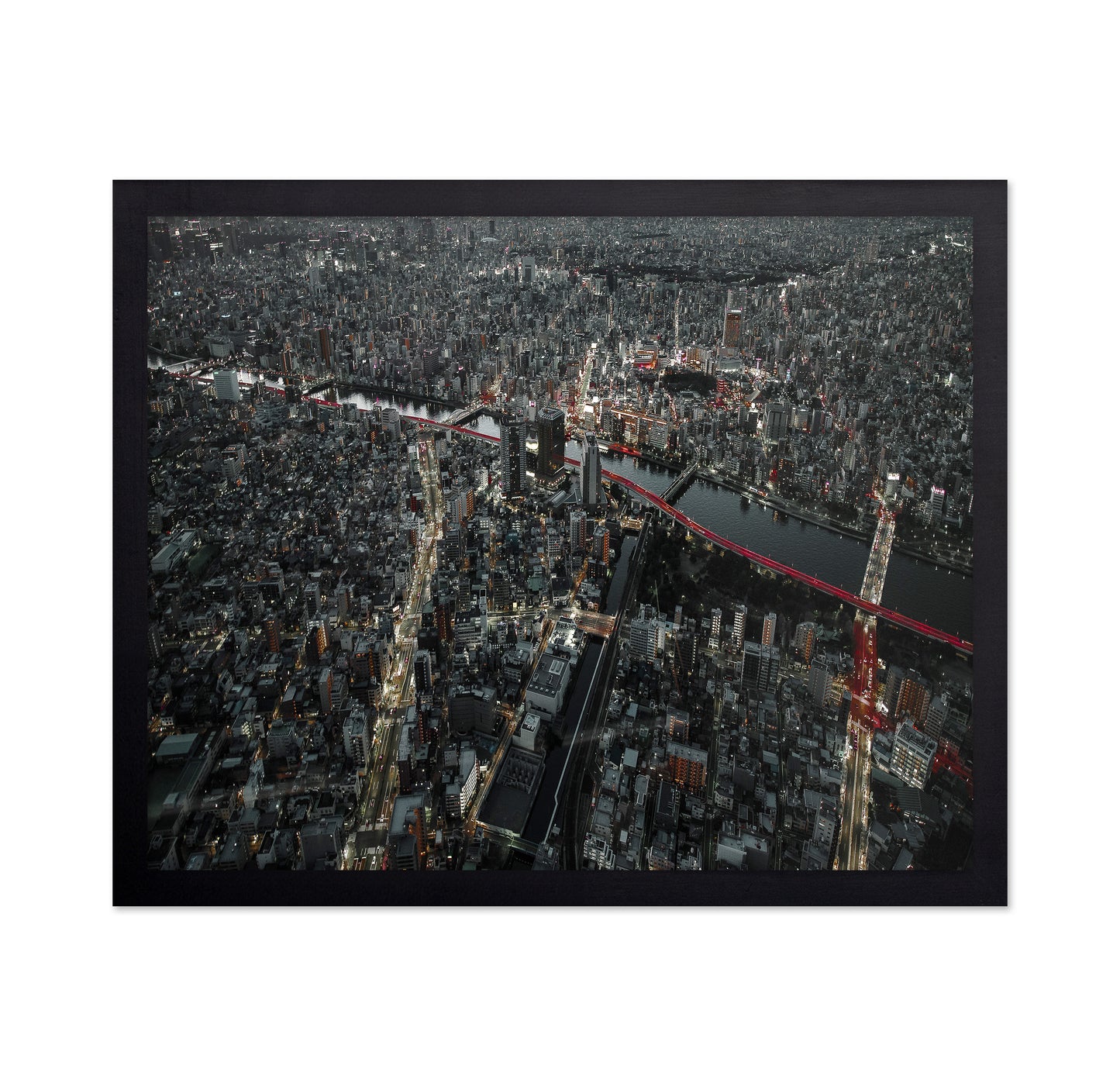 Red Line In The Dark Tokyo