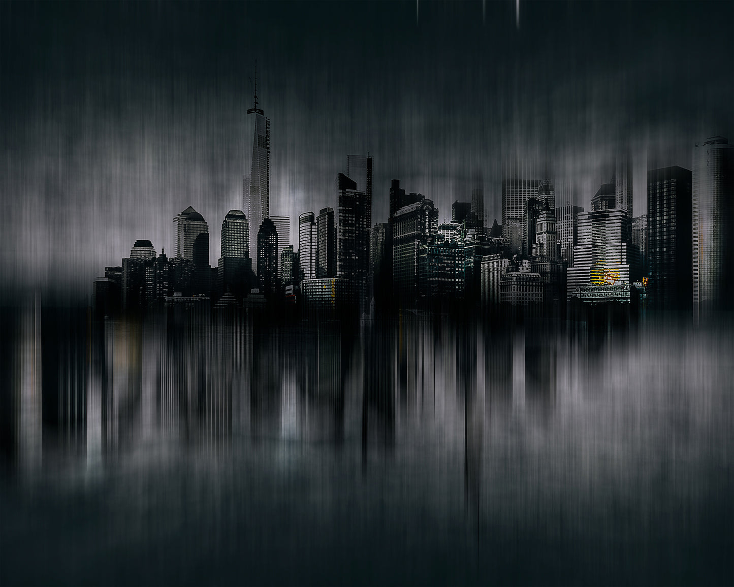Abstract Chicago Skyline
