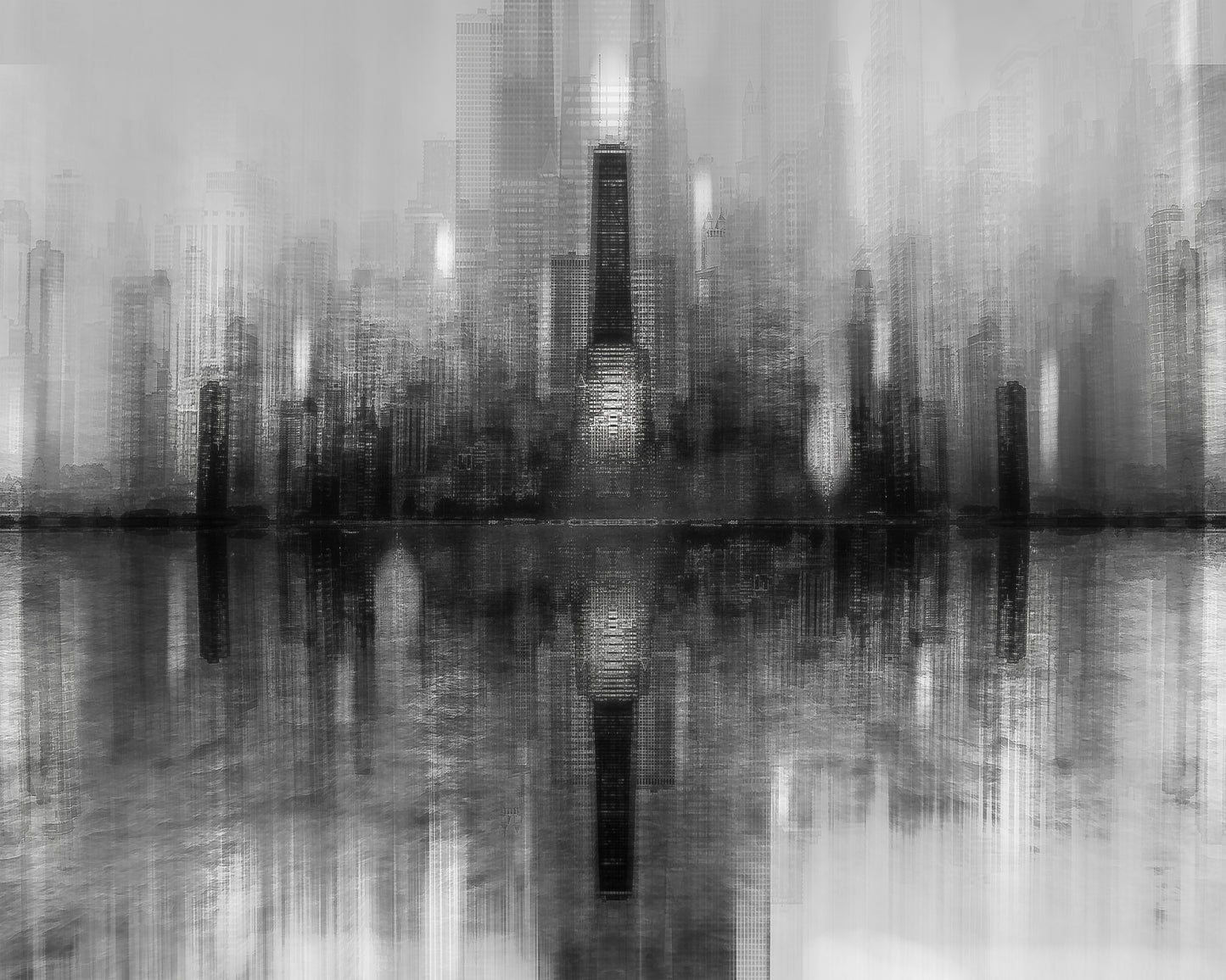 Chicago Skyline Reflection
