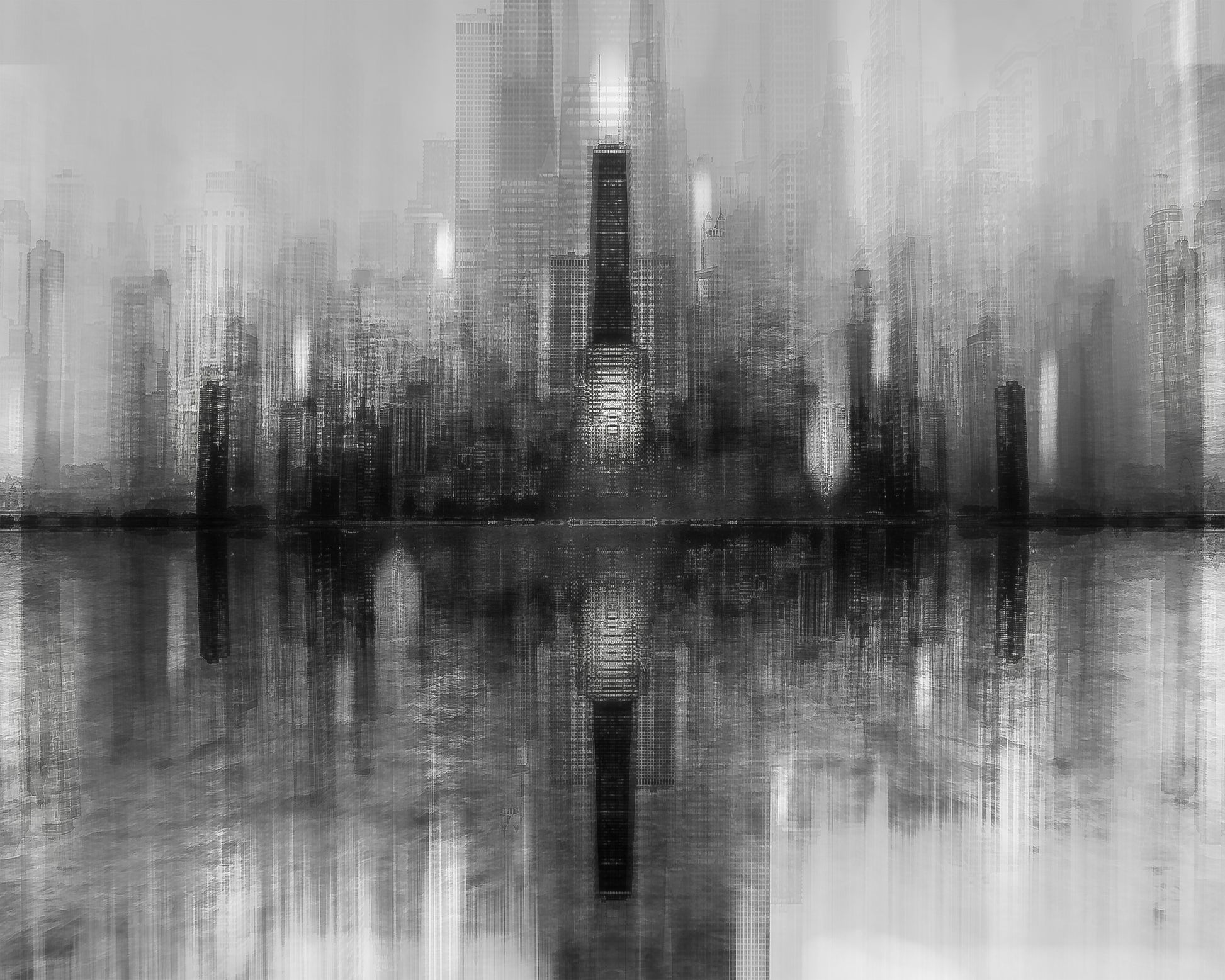 Chicago Skyline Reflection