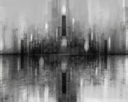 Chicago Skyline Reflection