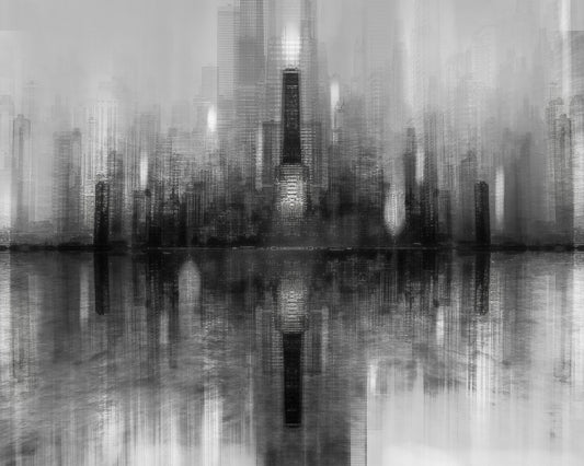 Chicago Skyline Reflection