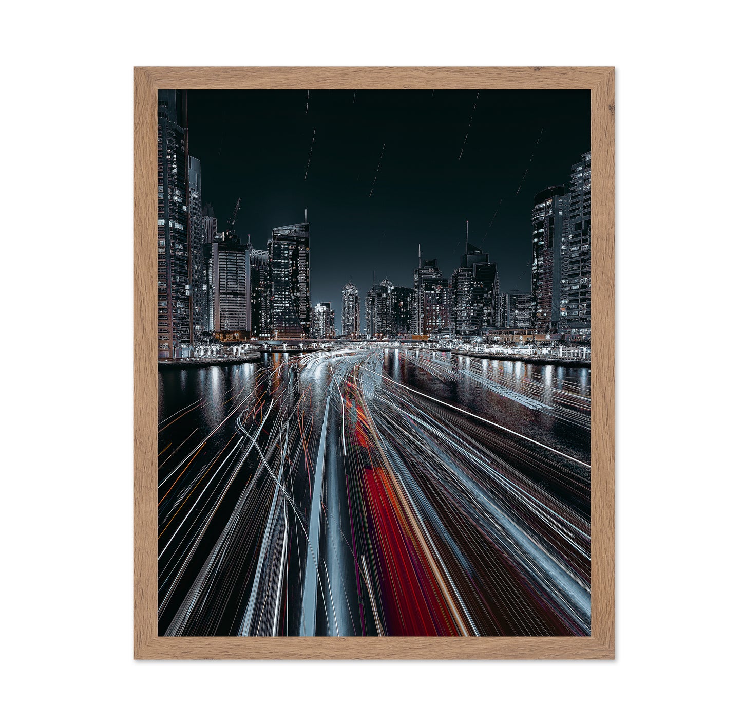 Traffic Jam In The Dubai Canal