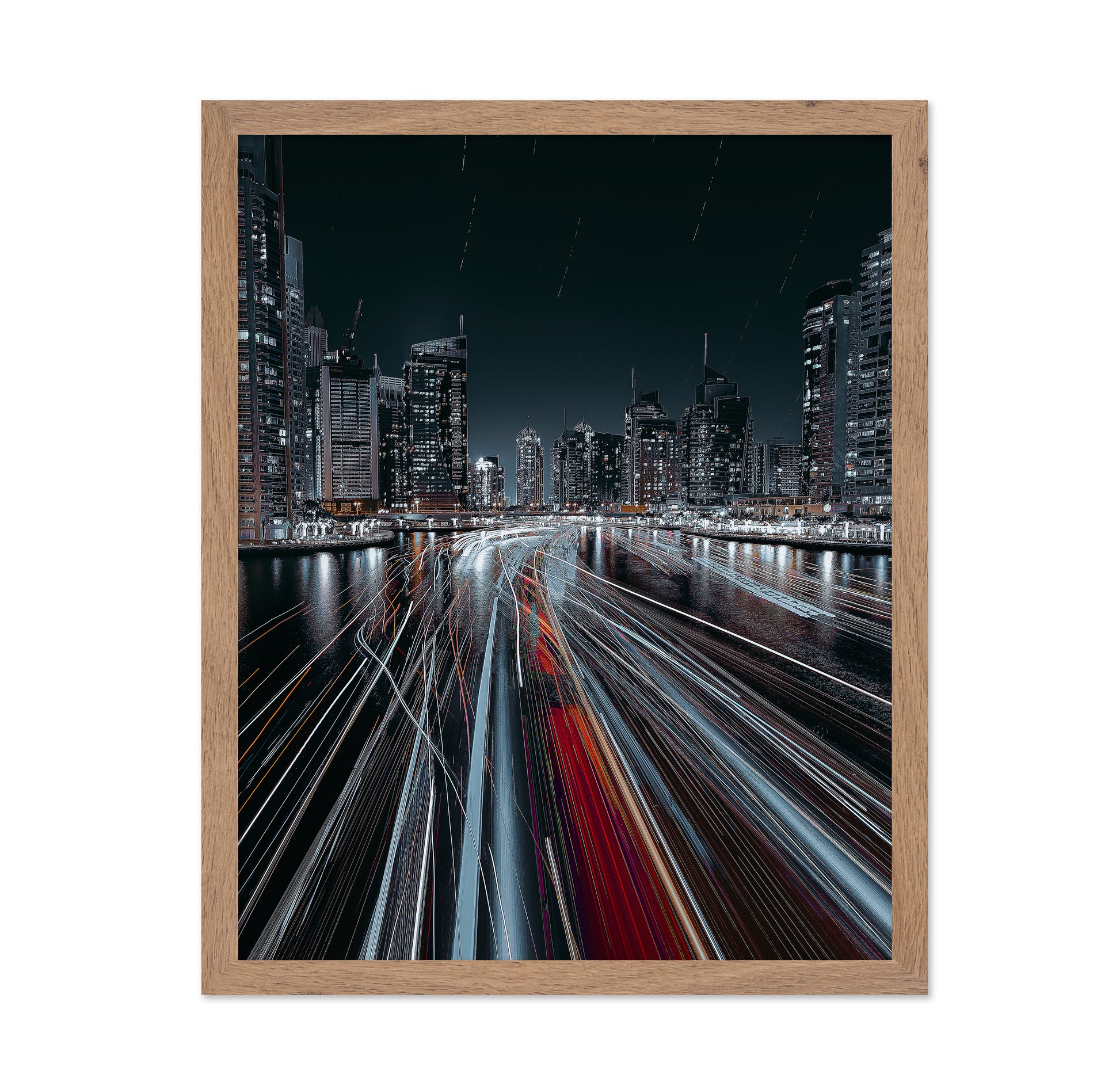 Traffic Jam In The Dubai Canal