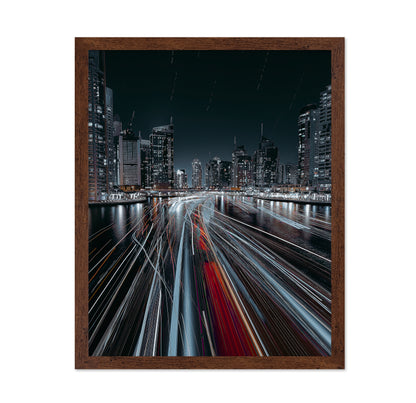 Traffic Jam In The Dubai Canal