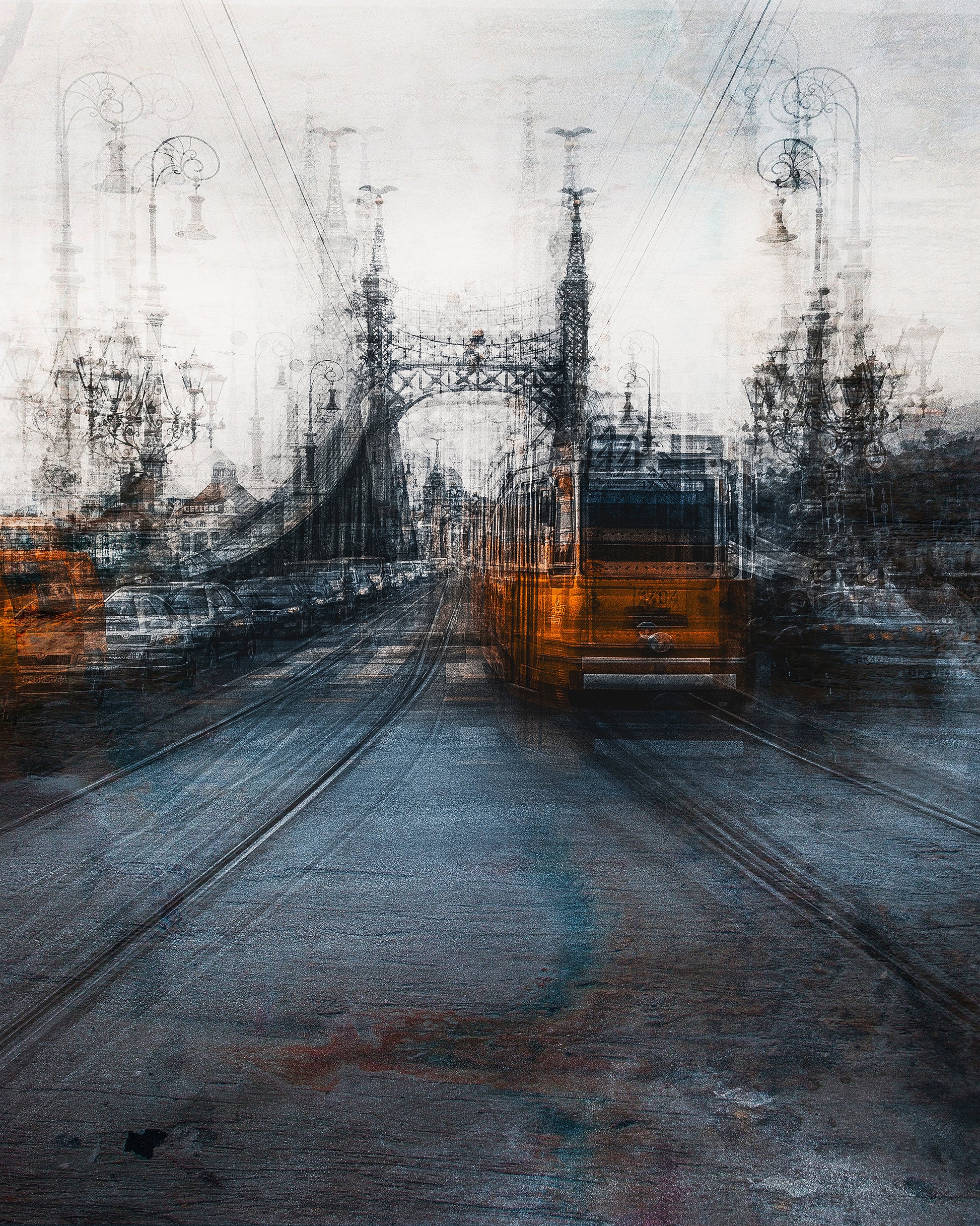 Tram Crossing Bridge