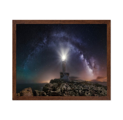 Lighthouse And Milky Way