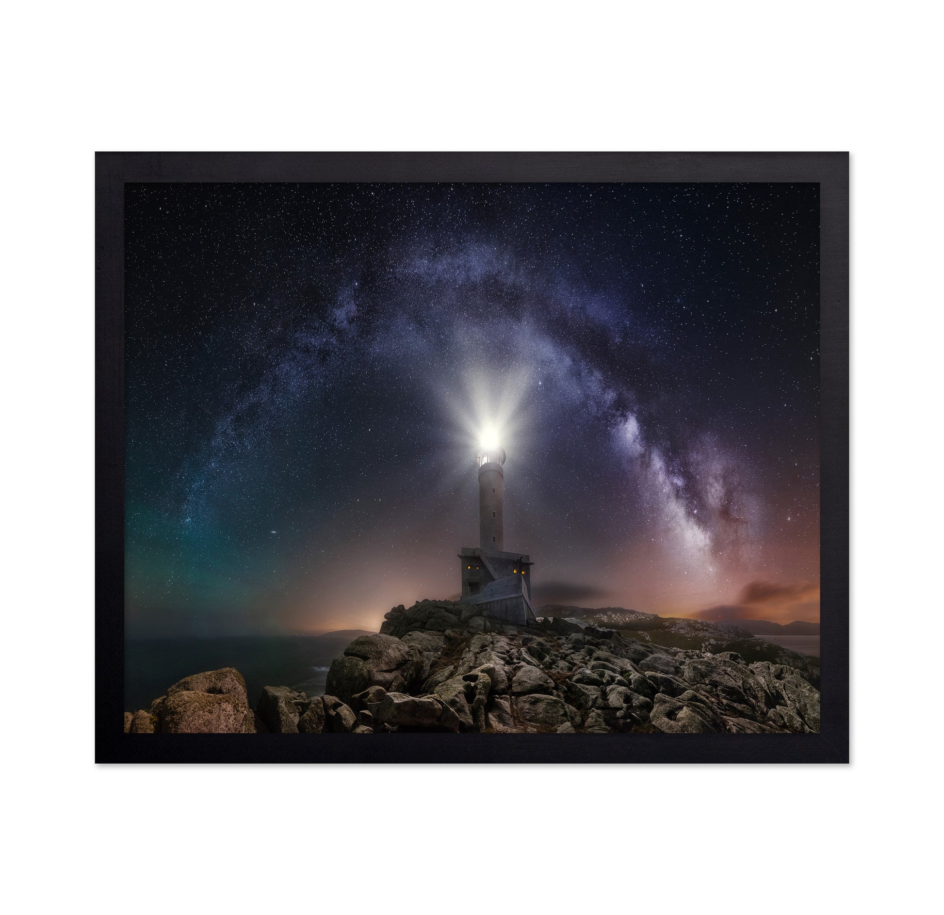 Lighthouse And Milky Way
