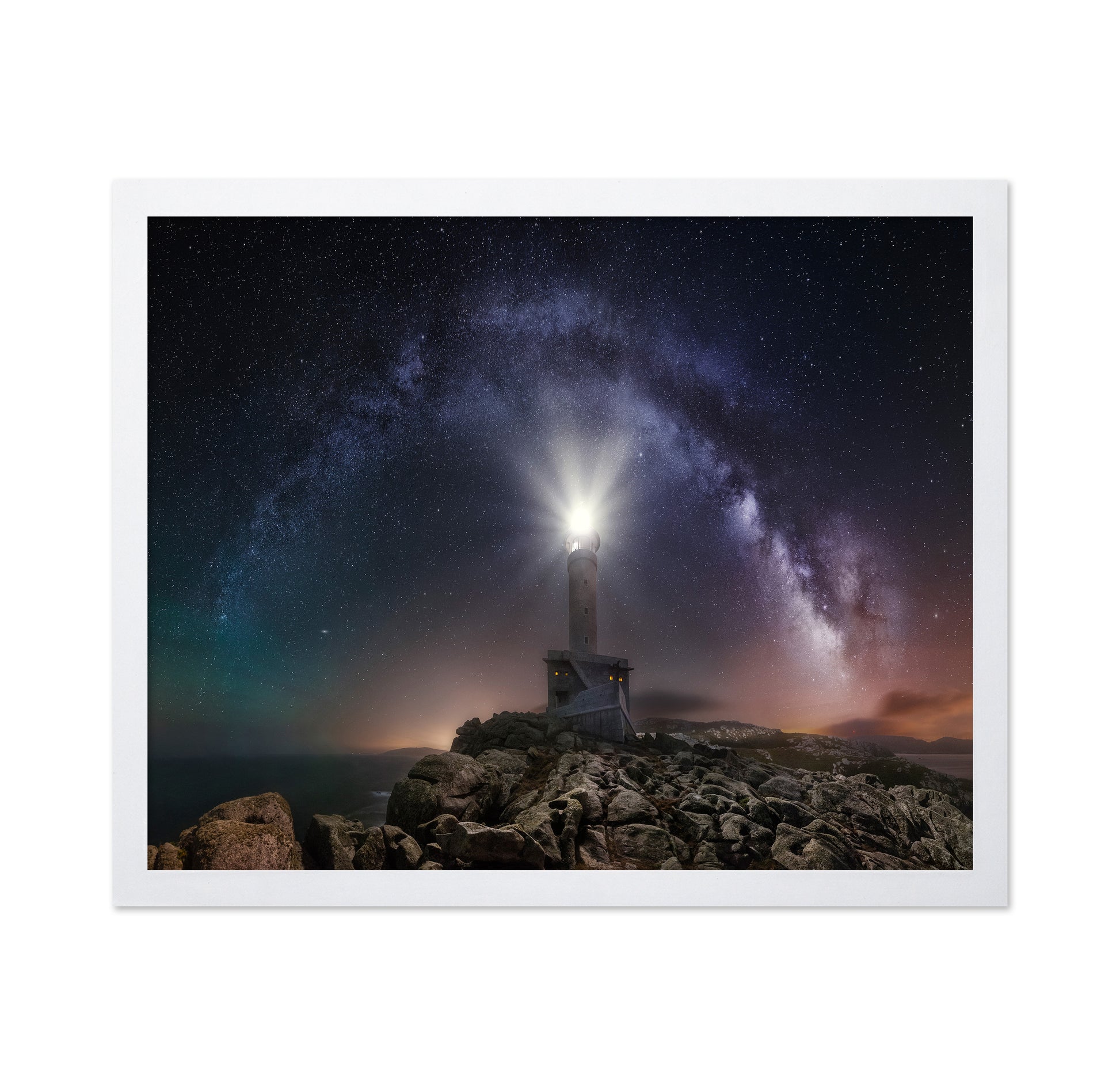 Lighthouse And Milky Way