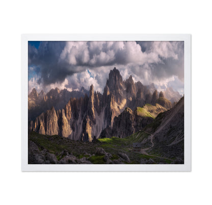Dolomites Mountains Sunset