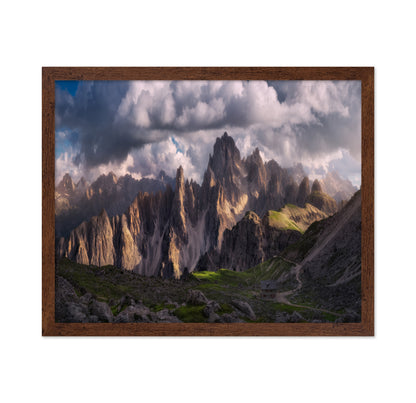 Dolomites Mountains Sunset