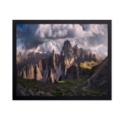 Dolomites Mountains Sunset