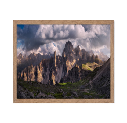 Dolomites Mountains Sunset