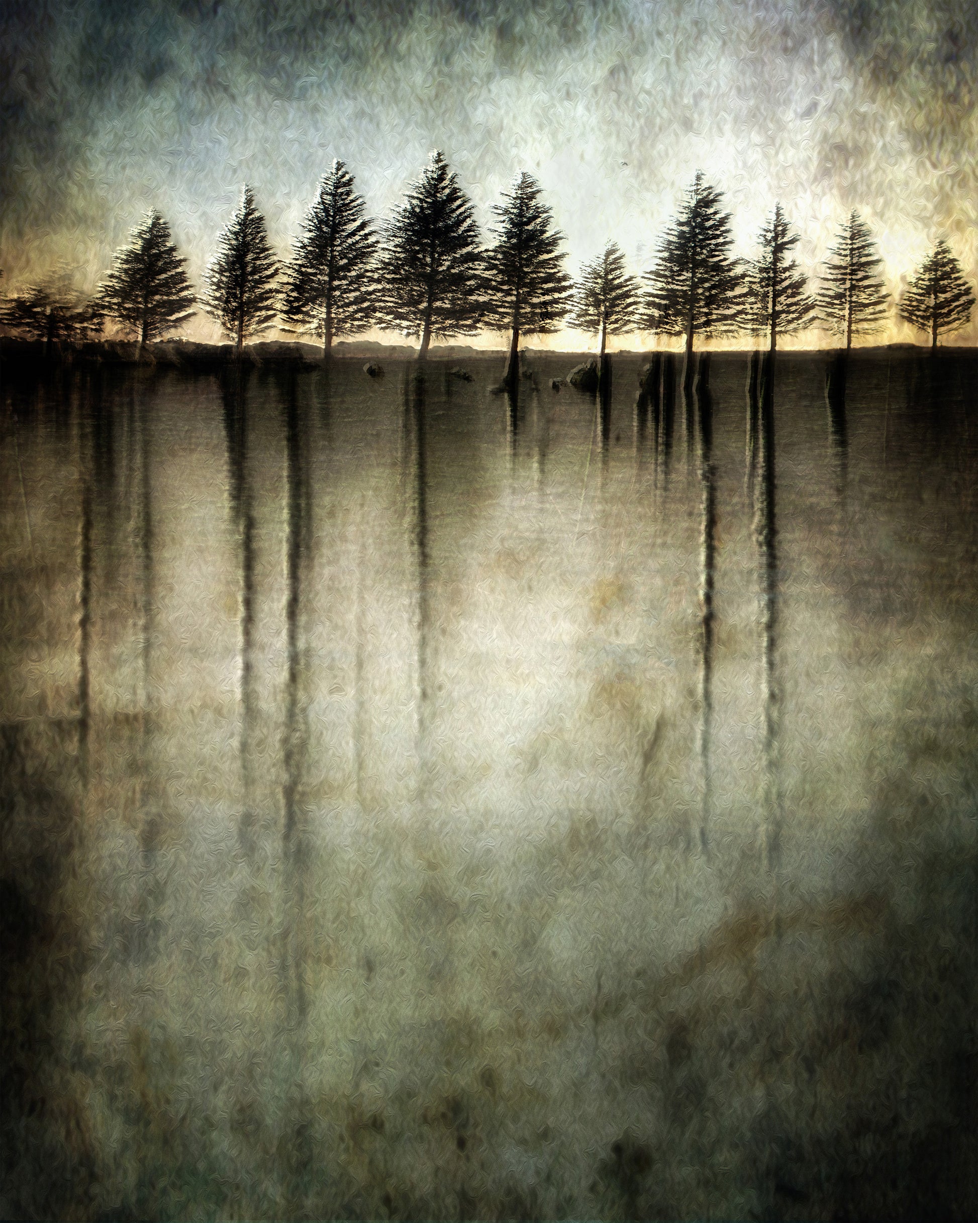 Dark Water Stands Over Me