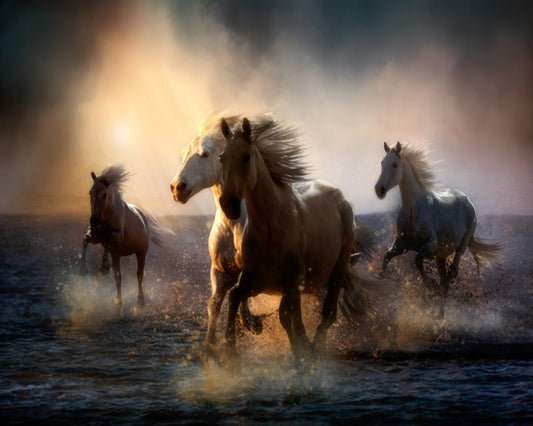 Wild Freedom at Golden Hour
