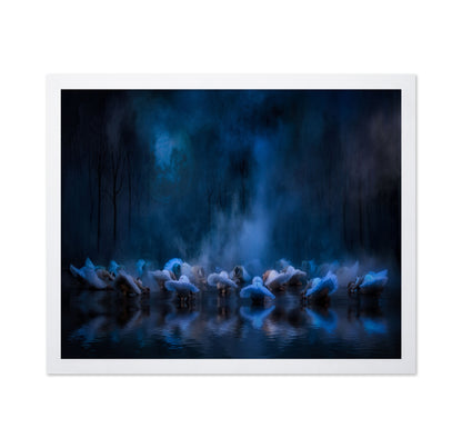 Swans On The Lake