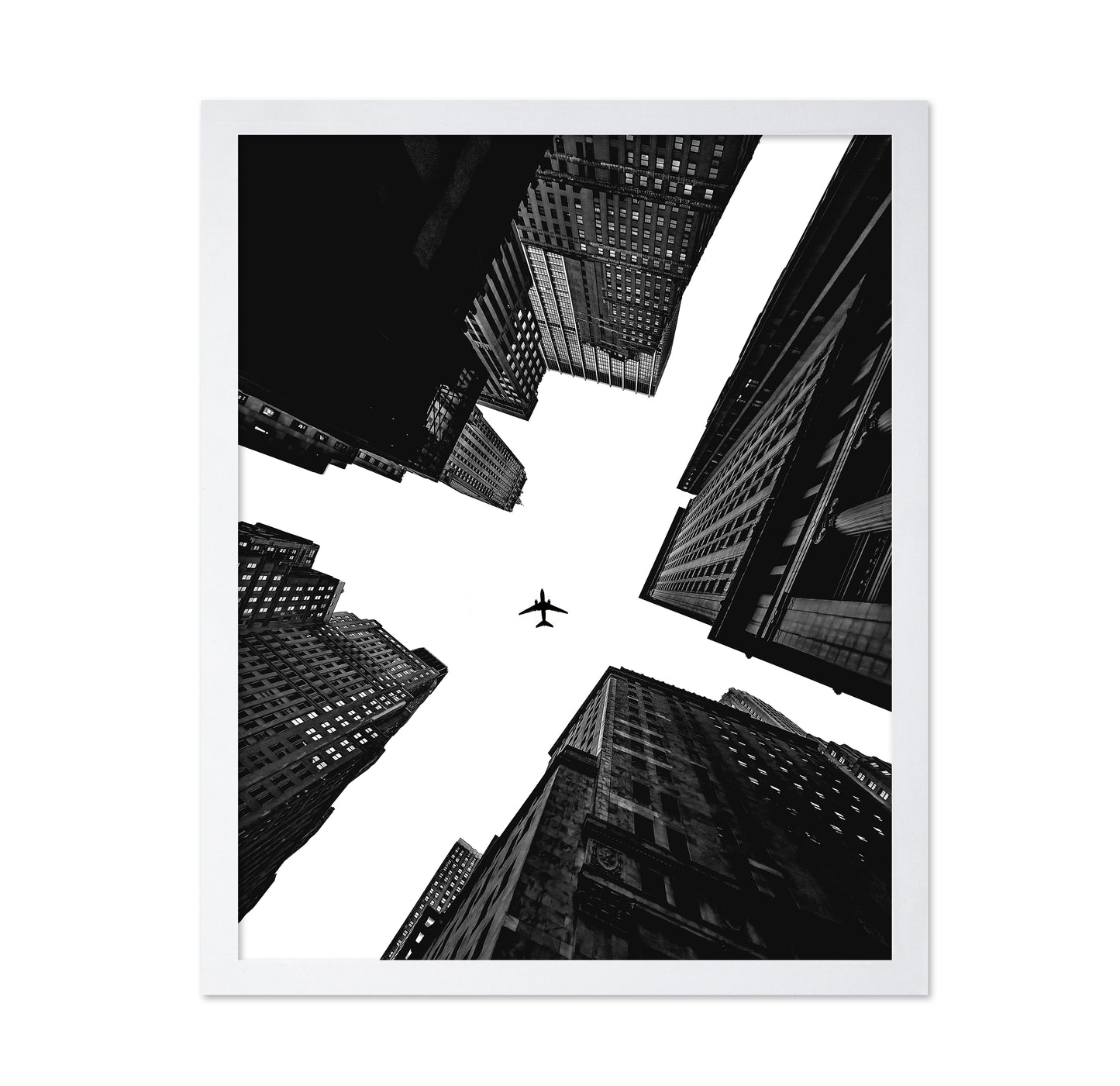 Flying Over Skyscrapers