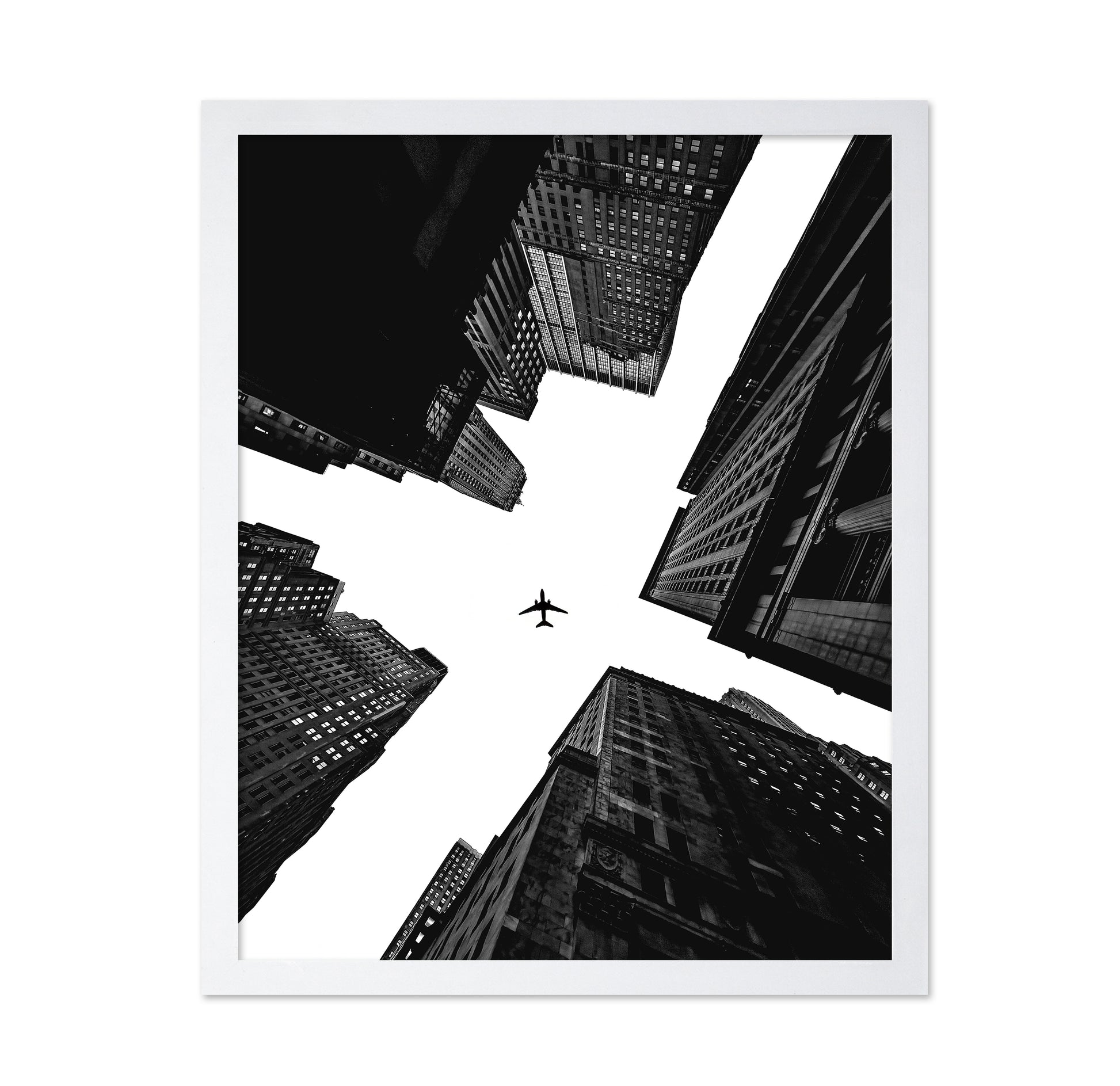 Flying Over Skyscrapers