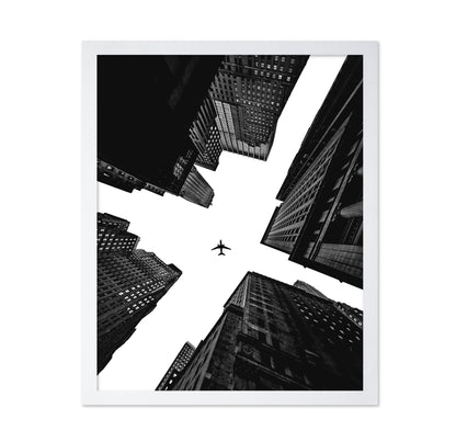 Flying Over Skyscrapers