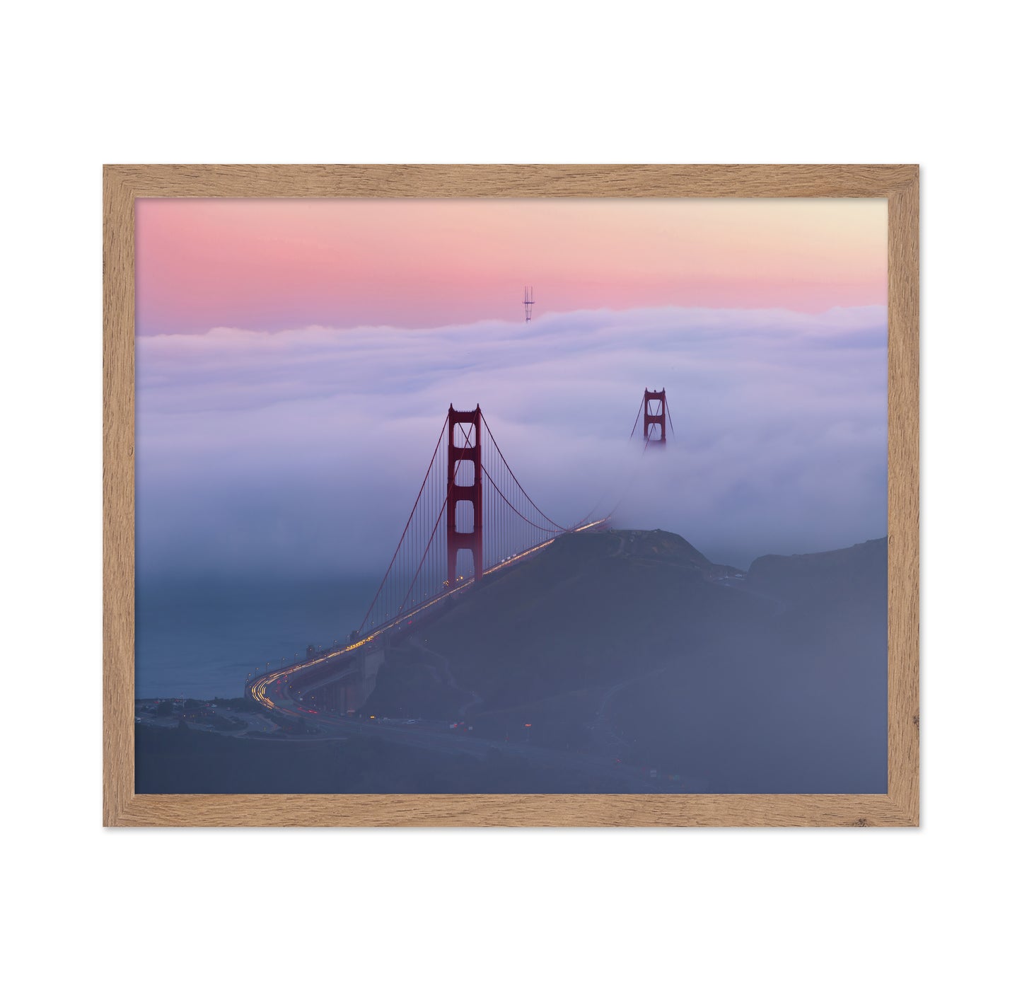 Sunset At Golden Gate Bridge