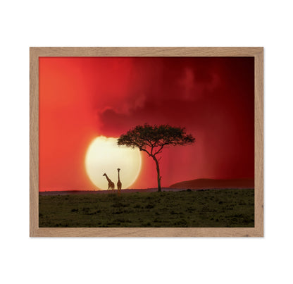 Sunset At Kenya